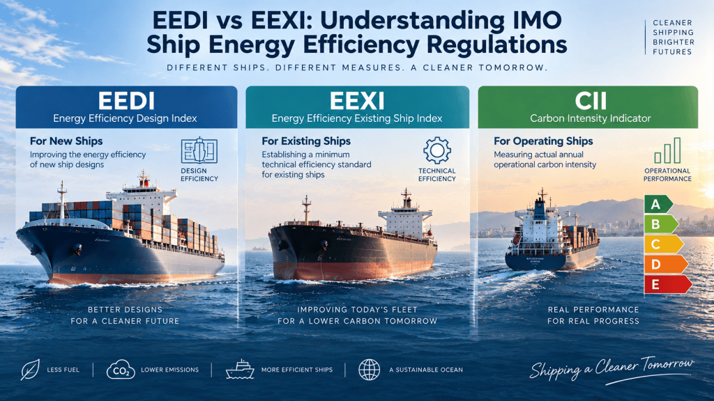 EEDI vs EEXI: Understanding IMO Ship Energy Efficiency&nbsp;Regulations